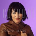 11-12-2000 Angela Groothuizen at studio in Amterdam.

[keywords]Posed, Headshot, Eyecontact, Smiling[/keywords]